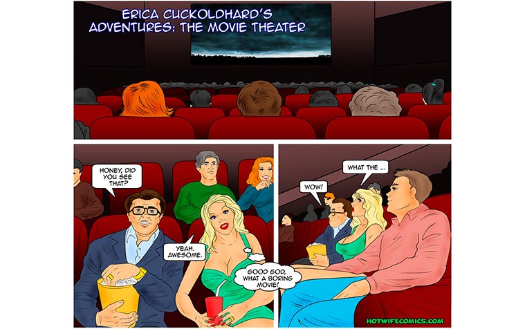 Comic Book Porn Movies - The movie theater - Comics - Hentai W