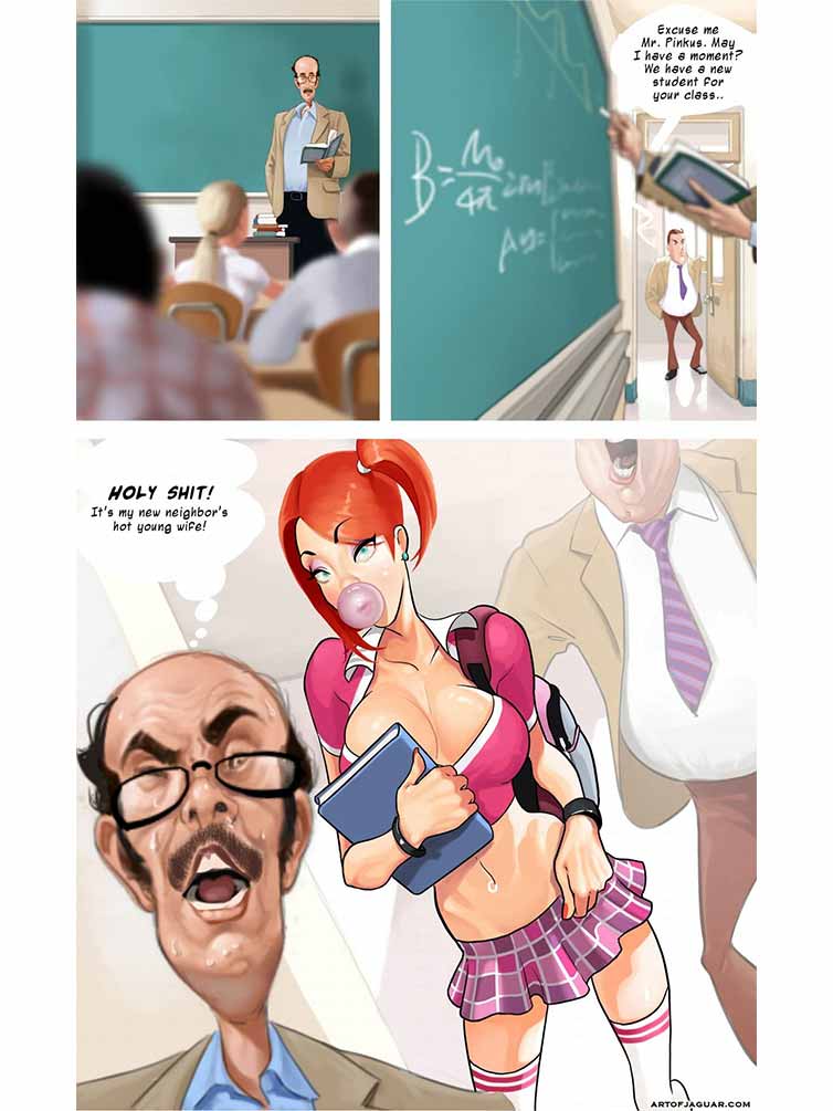 Neighbour Cartoon Porn - My neighbor's hot wife - Comics - Hentai W