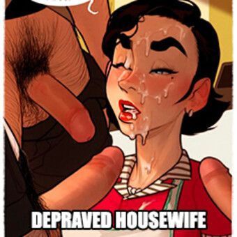 1950s Housewife Cartoon Porn - Depraved housewife - Comics - Hentai W
