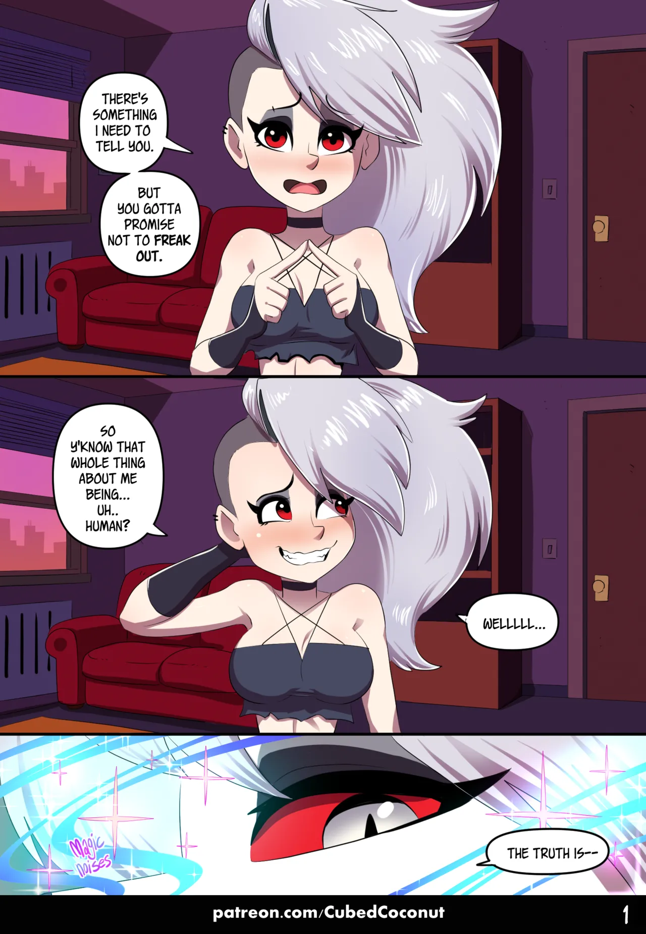 The Human and the Hellhound - CubedCoconut