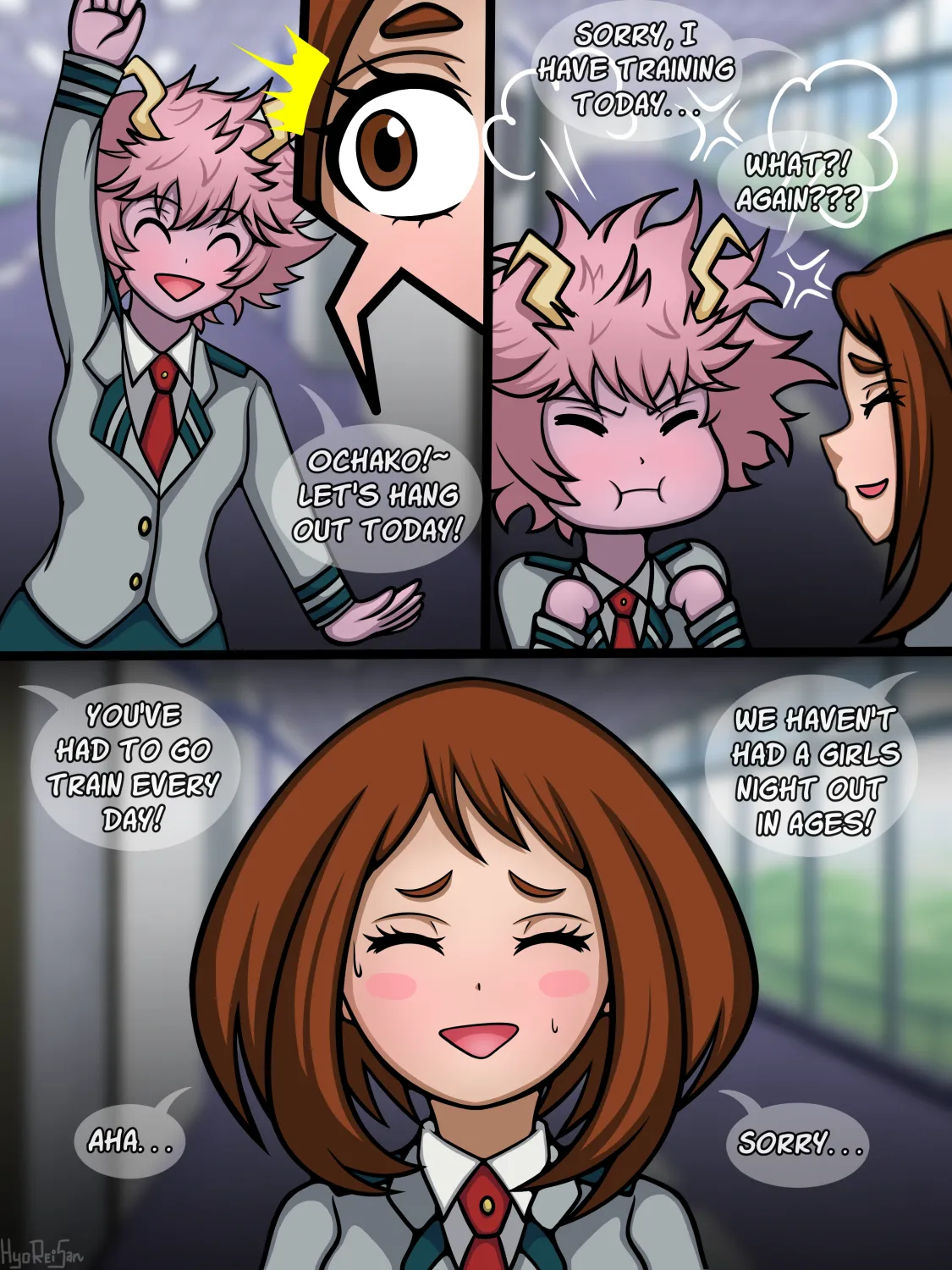 Ochako's Committments - HyoReiSan